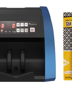 Alternative view of CARNATION USA Bill Money Counter with UV and Magnetic Counterfeit Detection - with Free Counterfeit Detector Pens