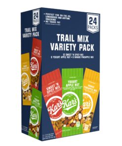Alternative view of Kar’s Nuts Trail Mix Variety Pack, Pack of 24 – Yogurt Apple Nut, Mango Pineapple Mix, Sweet ‘N Spicy – Individually Wrapped, Gluten-Free Snack Mix
