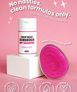 Alternative view of Handmade Heroes Non Aerosol Dry Shampoo Volume Powder | 1.8oz | 100% Natural & Vegan | For Dark Hair & Brunette Hair 01 - Medium to Dark Hair (1pc)