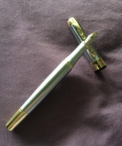 JINHAO 250 Stainless Steel Gold Trim Fountain Pen - Medium 1 43 8189VTPqaNL
