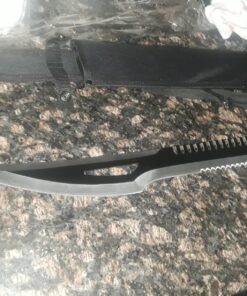 Snake Eye Tactical Fantasy Sword w/Nylon Sheath Machete Outdoors Camping 027 Silver Black 17 818BxO1jumL