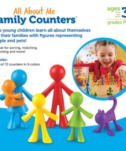 Learning Resources All About Me Family Counters, Set of 72, Ages 3+, SEL, Sensory Skills,Color Recognition 27 818DE6QmiIL