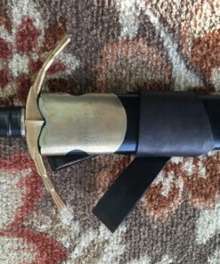 Medieval Warrior The Mercenary Sword Full Tang Tempered Hand Forged Blade with Leather Scabbard 57 818DEcaeLFL