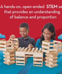 KEVA Structures 200 Wood Building Planks Set - Building Toy Includes 200 Wooden Blocks and Idea Book - Ages 5 and Up 24 818DzlAyUL