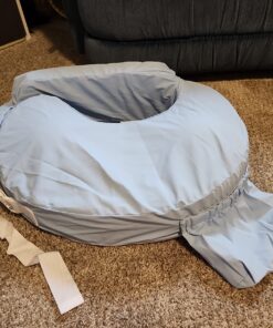 My Brest Friend Nursing Pillow Waterproof Slipcover – Machine Washable Breastfeeding Cushion Cover - Pillow not Included,Vinyl, Blue 15 818GTbTgFwL