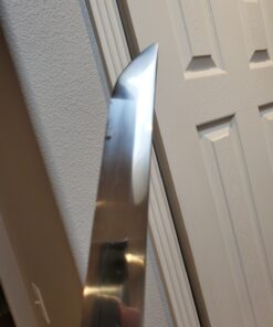 Handmade Sword Fully Functional Hattori Hanzo Katana Sword, 1045 Carbon Steel, Hand Forged Heat Tempered, Full Tang, Sharp, Black Scabbard Metallic-Fiber 35 818Gfl8WMjL