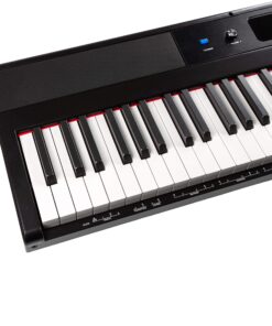 RockJam 88 Key Digital Piano Keyboard Piano with Full Size Semi-Weighted Keys, Power Supply, Sheet Music Stand, Piano Note Stickers & Simply Piano Lessons 28 818GggRBISL