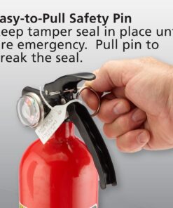 Kidde Fire Extinguisher for Home, 1-A:10-B:C, Dry Chemical Extinguisher, Red, Mounting Bracket Included 1 Pack Basic 36 818I8cmkDcL