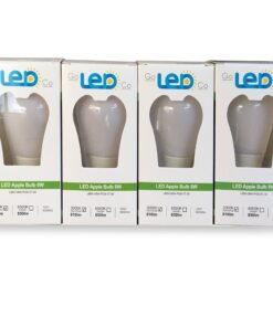 LED Light Bulbs A19 - Vintage Style Soft White Glow 8 Watt Bulbs - 60 Watt Equivalent - Brightest Bulb Energy Star 3000K 810 Lumens - 2 Year Warranty - 4 Pack - by Go LED Co 17 818JubqgsUL