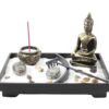We pay your sales tax Tabletop Buddha Zen Garden Rock Sand Candle Holder Home/Office Decor Perfect Relaxing Gift Idea (Rock G16232) Rock G16232 29 818K3JqjQiL