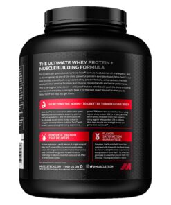 Whey Protein Powder | MuscleTech Nitro-Tech Whey Protein Isolate & Peptides | Milk Chocolate, 4 Pound (Pack of 1), 40 Servings 40 Servings (Pack of 1) 26 818MXP gM7L