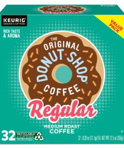 Alternative view of The Original Donut Shop Regular, Single-Serve Keurig K-Cup Pods, Medium Roast Coffee Pods, 32 Count 32 Count (Pack of 1)