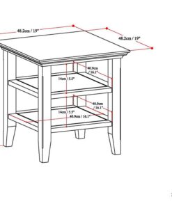 Alternative view of SIMPLIHOME Bedford SOLID WOOD Universal TV Media Stand, 53.9 inch Wide, Living Room Entertainment Center, Storage Cabinet with Glass Doors, for Flat Screen TVs up to 60 inches in Dark Tobacco Brown Honey Brown