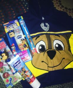 Paw Patrol Boys' Toddler Character Big Face Zip-up Hoodies 4T Chase Navy 14 818QulXXI3L