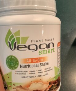 Vegansmart Naturade Plant Based Vegan Protein Powder - All-in-One Nutritional Shake Protein Blend - Gluten Free & Non-GMO - Vanilla (15 Servings) 15 Servings (Pack of 1) 32 818RJBaa7iL