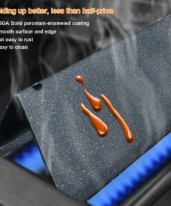 Hisencn 7635 15.3 inch Flavor Bars Porcelain-Enameled Flavorizer Bars, Heat Plate Replacement for Weber Spirit I & II 200 Series, Spirit E210, S210, E220, S220 with Front Control Knobs Porcelain Steel For Spirit I/II 200 17 818SAIS1crL