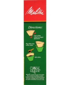 Melitta #4 Cone Coffee Filters, Natural Brown, 100 Count (Pack of 6) 600 Total Filters 24 818VjXWIsML
