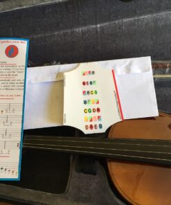 Fretless Finger Guides 4/4 Beginner Violin Finger Guide Helps You Learn to Play Violin Songs and Scales Quickly. No Glue or Adhesive 35 818VrHJy6FL