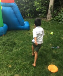 Little Tikes Jump and Double Slide Bouncer, 168.00 L x 108.00 W x 84.00 H Inches , White 48 818YYE9r6VL