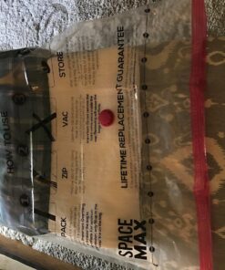 SPACE MAX Premium Space Saver Vacuum Storage Bags - Space Saver Bags Jumbo 6 Pack - Save 80% More Storage Space - Reusable, Double Zip Seal & Leak Valve, Includes Travel Hand Pump 43 818a9X1EVuL 1