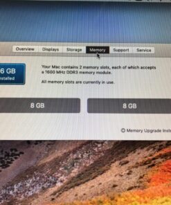 16GB kit (8GBx2), 204-pin SODIMM, DDR3 PC3-12800, 16GB Kit (8GBx2) 52 818au1UhiTL