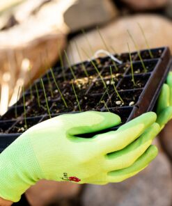 6 Pairs Women Gardening Gloves with Micro-Foam Coating - Garden Gloves Texture Grip - Working Gloves For Weeding, Digging, Raking and Pruning, Medium, Assorted color Medium (Pair of 6) Women's 23 818bmXSmQYL