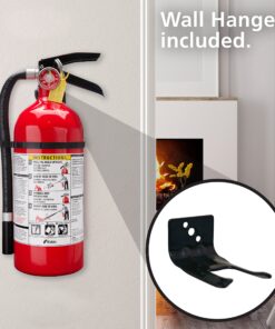 Kidde Pro 210 2A:10-B:C Fire Extinguisher, Rechargeable, Multi-Purpose for Home & Office, 4 lbs., Mounting Bracket Included , Red 1 Pack 34 818d07LcwGL 2