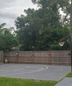 Ronan Sports Complete Easy Court Basketball Stencil Kit | Includes Spray Paint & Spray Box | Made in USA White 47 818drZDWVL