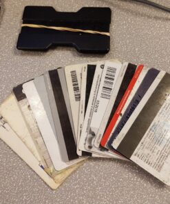 Radix One Slim Wallet - Minimalist Ultralight Polycarbonate Money Clip Black/Black 45 818eAfnh09L 1