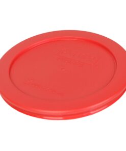 Alternative view of Pyrex 2 Cup Round Storage Cover #7200-pc for Glass Bowls (Pack of 4) - Red Color 1