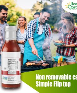 Health Garden Xylitol Ketchup - Non GMO - Sugar Free - Kosher - Made in the U.S.A. - Keto Friendly (12 oz) 11 818gTM4f41L