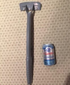 BRO SHAVER, Back Shaver for Men (DIY) Back & Body Hair Trimmer. Shave Wet or Dry. No Expensive Refills - Uses Double Edge Razor Blades. 15 Blades Included. Ergonomic Handle Large 38 818h68lNejL 3