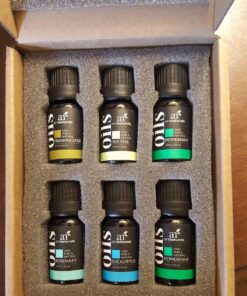 ArtNaturals Aromatherapy Top-6 Essential Oil Set - (6 x 10ml Bottles) - 100% Pure of The Highest Therapeutic Grade - Premium Gift Set – Lavender, Peppermint, Tea Tree, Eucalyptus 45 818hQFhFDfL