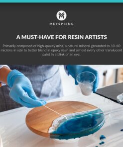 MEYSPRING Two Tone Collection - Mica Powder for Epoxy Resin - New Generation of Epoxy Resin Color Pigment - 100% Mineral, Skin-Safe, and Inert Pigment Powder for Epoxy Resin (Pigment Powder Set 100g) 29 818iwMyKPvL