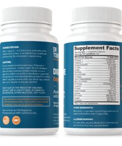 Dr. Tobias Digestive Enzymes with Amylase, Bromelain, Lipase, Lactase, Protease, Papain & More, Digestion Supplement with 18 Enzymes for Digestion and Gut Health, 60 Capsules, 30 Servings 60 Count (Pack of 1) 22 818kOdnsAL