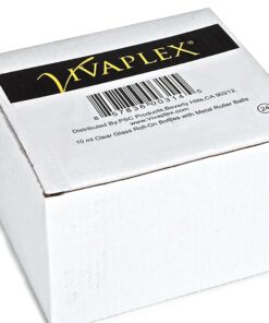 Alternative view of Vivaplex, 24, Clear, 10 ml Glass Roll-on Bottles with Stainless Steel Roller Balls. 3-3 ml Droppers included