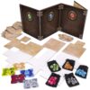 Game Master Essentials: Roleplaying Starter Kit | Customizable GM Screen, 44 Reversible Map Tiles, 5 Character Health Trackers, 5 Polyhedral Dice Sets | Tabletop Fantasy Game Beginner Accessories