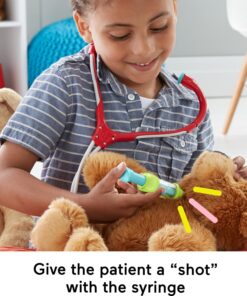 Fisher-Price Preschool Pretend Play Medical Kit 7-Piece Doctor Bag Dress Up Toys for Kids Ages 3+ Years Standard Packaging 19 818m GsnxtL