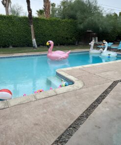 Jasonwell Giant Inflatable Flamingo Pool Float with Fast Valves Summer Beach Swimming Pool Floatie Lounge Floating Raft Party Decorations Toys for Adults Kids XXX-Large 31 818mN6L0TL