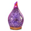 Porseme 280ml Essential Oil Diffuser, 3D Glass Aromatherapy Diffusor, Ultrasonic Cool Mist BPA Free Aroma Humidifier with Timer and Color Changing Function, Waterless Shut-Off for Home Office Room G2-280ml Rose Gold Aladdin Vase 55 818mOVbwQcS