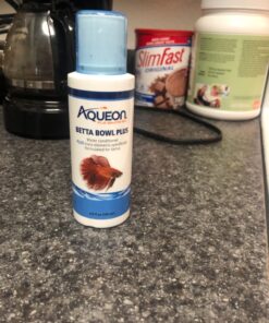 Aqueon Aquarium Fish Tank Betta Bowl Plus Water Conditioner, 4 Ounce 4 Ounces 18 818maFo6jdL