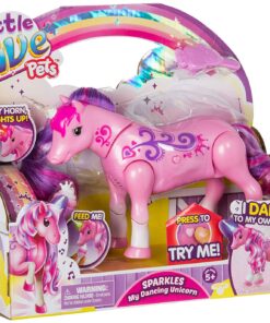 Little Live Pets - Sparkles My Dancing Interactive Unicorn | Dances & Lights to Music - Engaging Fun - Batteries Included | For Ages 5+ 39 818n4pKcqkL