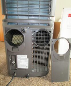 Whynter Elite ARC-122DHP 12,000 BTU Dual Hose Portable Air Conditioner and Portable Heater with Dehumidifier and Fan for Rooms Up to 400 Sq Ft, Includes Storage Bag, Silver Cooling & Heating 32 818oEKYK1mL