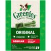 GREENIES Original Regular Natural Dog Dental Care Chews Oral Health Dog Treats, 27 oz. Pack (27 Treats) 27 Count (Pack of 1)