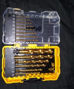 DEWALT Drill Bit Set, 14-Piece, 135 Degree Split Point, Titanium Nitride Coated, For Plastic, Wood and Metal (DW1354) 14-Piece Drill Bit Set Screwdriver Bit Set 34 818pcqyXpVL