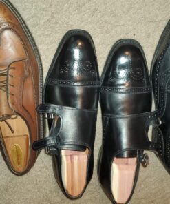 Household Essentials 77403 Men's Cedar Wood Shoe Tree | Natural Red Cedar, 44508 1 Pair 22 818qDGppp L