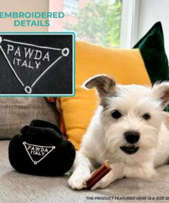 Haute Diggity Dog Fashion Hound Designer Handbags & Bones Collection – Soft Plush Designer Dog Toys with Squeaker and Fun, Parody Designs from Safe, Machine-Washable Materials for All Breeds & Sizes Small Pawda Bag 15 818qjC9C3sL