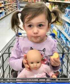 Melissa & Doug Mine to Love Jenna 12" Soft Body Baby Doll With Romper, Hat - Washable Doll Accessories, First For Toddlers 18 Months And Up 36 818rTtHAZrL