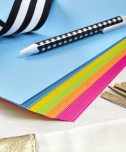 Astrobrights Color Cardstock -"Bright" Assortment, 65 lb Cover Weight, 8.5 x 11, Assorted, 250/Pack 13 818rYa4C5GS 1