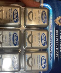Oral-B Glide Pro-Health Dental Floss, Deep Clean, Mint, 40m, Pack of 6 43 818svtTCFWL
